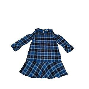 Abercrombie Plaid Bare Shoulder Dress